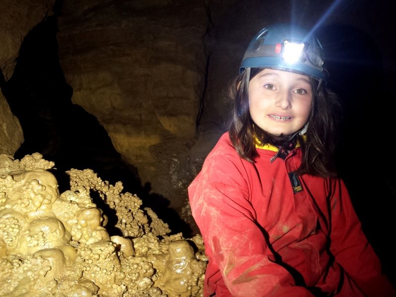 Spéléologie en Ardèche - Grotte de Pezenas