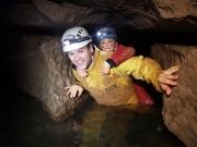 Spéléologie en Ardèche - Grotte de Remène