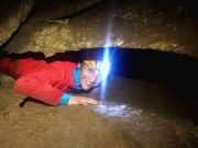 Spéléologie en Ardèche - Grotte de Remène