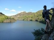 Photo Via ferrata du Lac de Villefort (Lozère)